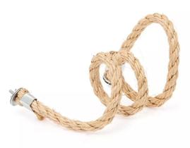 Poleiro De Corda Sisal Brinquedo Calopsita Papagaio 80cm