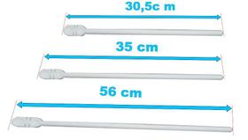 Poleiro Italiano Plástico Branco - Animalplast - Médio - 35cm Poleiro Italiano Plástico Branco - Animalplast - Médio - 35cm