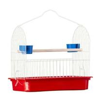 Poleiro Pássaros Calopsita Arco Branco E142 - Gaiolas Londrina