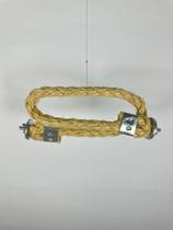 Poleiro Sisal Moldável Com Adaptador Universal , Para Pássaros Em Geral