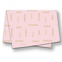 Poli Sujinho Decorado 49X69CM Essência Rosa Quartz Pacote com 50