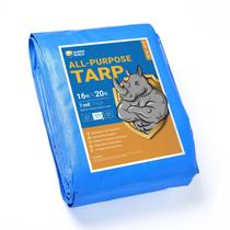 Poli Tarp GUARD SHIELD, azul impermeável, 4,27 x 6,09 m, de médio porte Poli Tarp GUARD SHIELD, azul impermeável, 4,27 x 6,09 m, de médio porte