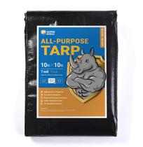 Poli Tarp GUARD SHIELD, impermeável, preto, 3 x 3 m, de médio porte, 7 mil Poli Tarp GUARD SHIELD, impermeável, preto, 3 x 3 m, de médio porte, 7 mil