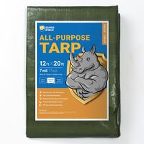 Poli Tarp GUARD SHIELD, verde impermeável, 3,6 x 6 m, de médio porte