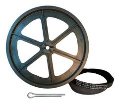 Polia Agitador Suggar Lavamax 10/12/13/15kg + Correia Completa