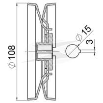POLIA ALTERNADOR (GERADOR) para FUSCA KOMBI BRASILIA GERADOR