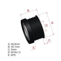 Polia Alternador Ka 1.0 ZM Polia Alternador Ka 1.0 ZM