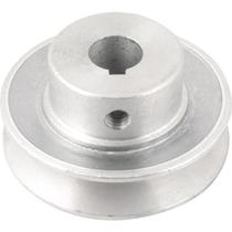 Polia Alumínio 1 Canal Perfil A 70Mm Com Furo 5/8 - Vonder