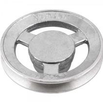 Polia alumínio 120mm 1 canal perfil a - Vonder