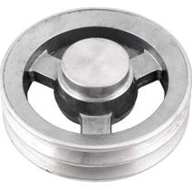 Polia alumínio 130mm 2 canais perfil a - Vonder