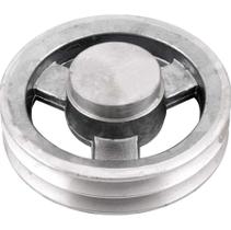 Polia alumínio 150mm 2 canais perfil a - Vonder Polia alumínio 150mm 2 canais perfil a - Vonder