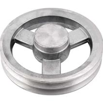 Polia alumínio 180mm 2 canais perfil a Vonder