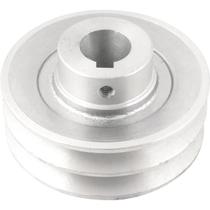 Polia Alumínio 2 Canais Perfil A 100mm com Furo 24mm - Vonder
