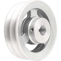 Polia Alumínio 2 Canais Perfil A 120mm com Furo 3/4" - Vonder Polia Alumínio 2 Canais Perfil A 120mm com Furo 3/4" - Vonder