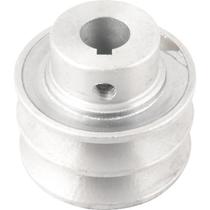 Polia Alumínio 2 Canais Perfil A 60mm com Furo 5/8" - Vonder