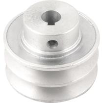 Polia Alumínio 2 Canais Perfil A 70mm com Furo 14mm - Vonder