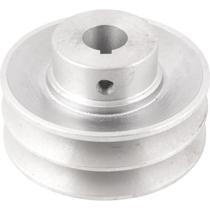 Polia Alumínio 2 Canais Perfil A 90mm com Furo 3/4" - Vonder