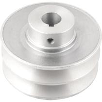 Polia Alumínio 2 Canais Perfil B 100mm com Furo 3/4" Vonder