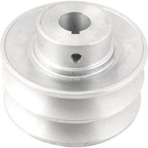 Polia Alumínio 2 Canais Perfil B 90mm com Furo 3/4" - Vonder