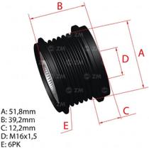 Polia Chevrolet Zafira 2001 a 2009 ZM 96.001.13 Polia Chevrolet Zafira 2001 a 2009 ZM 96.001.13