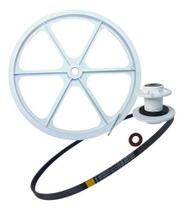 Polia Cubo e Correia para Tanquinho Colormaq LCS 14kg e 16kg Polia Cubo e Correia para Tanquinho Colormaq LCS 14kg e 16kg