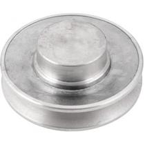 Polia de Alumínio 1 Canal de Perfil A com 90 mm Sem Furo - 6684110090 - VONDER Polia de Alumínio 1 Canal de Perfil A com 90 mm Sem Furo - 6684110090 - VONDER