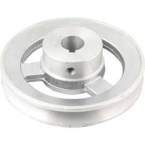 Polia De Alumínio 1 Canal Perfil A 120mm Com Furo De Vonder Polia De Alumínio 1 Canal Perfil A 120mm Com Furo De Vonder