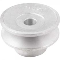 Polia de alumínio 1 canal perfil A 60 mm com furo de 1/2" 12,7 mm VONDER Polia de alumínio 1 canal perfil A 60 mm com furo de 1/2" 12,7 mm VONDER