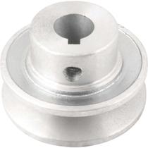Polia de Alumínio 1 Canal, Perfil A, 60 mm com Furo de 5/8" - 15,9 mm, Vonder