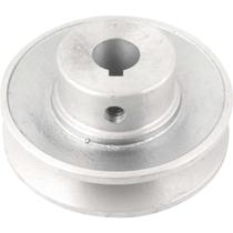 Polia De Alumínio 1 Canal Perfil A 80mm Com Furo De Vonder