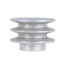 Polia de aluminio 150mm 2 canais s/ furo worker