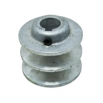 Polia De Alumínio 2'' 60Mm 2B Furo 19Mm