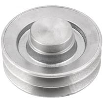 Polia de Alumínio 2 Canais de Perfil A com 110mm Sem Furo - 6684120110 - VONDER