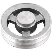 Polia de Alumínio 2 Canais de Perfil A com 130mm Sem Furo - 6684120130 - VONDER Polia de Alumínio 2 Canais de Perfil A com 130mm Sem Furo - 6684120130 - VONDER