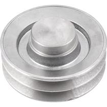 Polia De Aluminio 2 Canais Perfil A 110 Mm Mademil