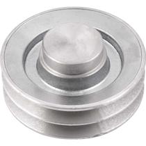 Polia De Alumínio 2 Canais Perfil A 110mm Sem Furo Vonder