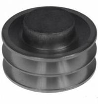 Polia De Aluminio 2 Canais Perfil A 130 Mm Mademil