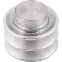 Polia De Alumínio 2 Canais Perfil A 60mm Sem Furo Vonder