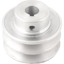 Polia de Alumínio 2 Canais Perfil a 70 mm com Furo de 5/8'' Vonder Polia de Alumínio 2 Canais Perfil a 70 mm com Furo de 5/8'' Vonder