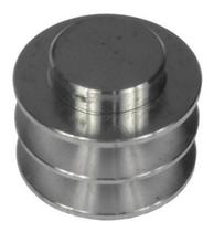 Polia De Alumínio 2 Canais Perfil A 75 Mm Mademil Polia De Alumínio 2 Canais Perfil A 75 Mm Mademil