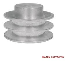 Polia De Aluminio 2 Canais Perfil B 100 Mm Mademil
