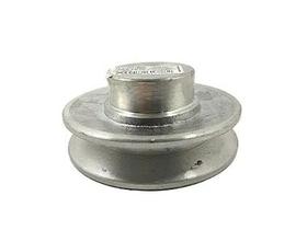 Polia de aluminio 50mm 1 canal s/ furo worker Polia de aluminio 50mm 1 canal s/ furo worker