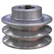 Polia de Alumínio 75&8239mm A&82092 furo 24&8239mm chaveta 8x7