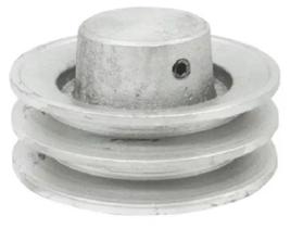 Polia De Aluminio De 2 Canais 75 Mm A2 (sem Furo)