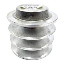 Polia de Alumínio para Transmissão em V 3 Canais Tipo B 80mm - Mademil PAL80B3