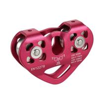 Polia De Cabo Lixada 30kN Com Rolamento De Esferas Para Escalada, Espeleologia, Resgate E Trabalho