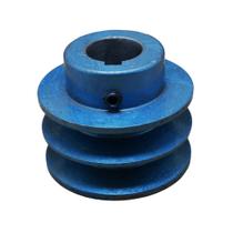 Polia De Ferro 3 1/8'' 80Mm 2B Com Furo 28Mm Chaveta 5/16