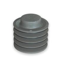 Polia de Ferro Fundido 110mm 4 Canais Perfil B Sem Furo