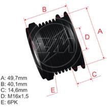 Polia do alternador Volkswagen Eos 2009 a 2011 ZM