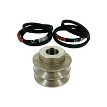 Polia Do Motor Betoneira Csm 400 Litros E 2 Correias A44 Polia Do Motor Betoneira Csm 400 Litros E 2 Correias A44